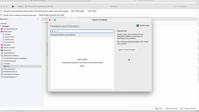 Visual Studio For Mac M1 Pro Report Bug Issue смотреть онлайн