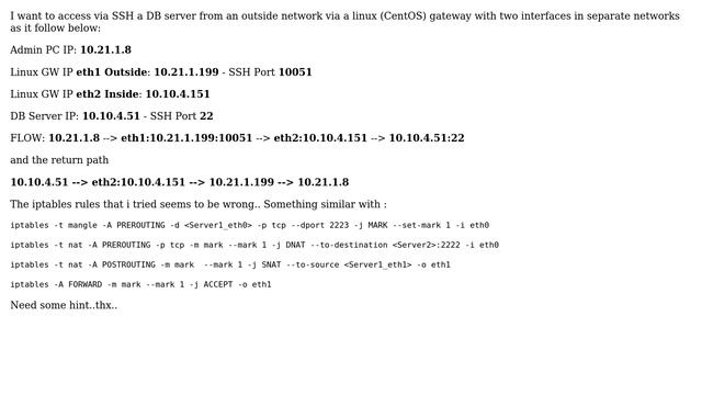 DevOps & SysAdmins: Iptables NAT (PAT) A to B to C and back (2 Solutions!!) смотреть онлайн