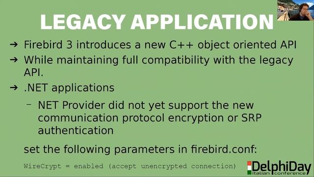 Delphi Day 2020: Talk #02 - Firebird 3: è tempo di migrazione! смотреть онлайн