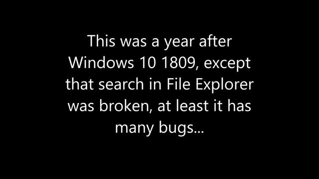 Windows 10 1909 is the second worst version... смотреть онлайн