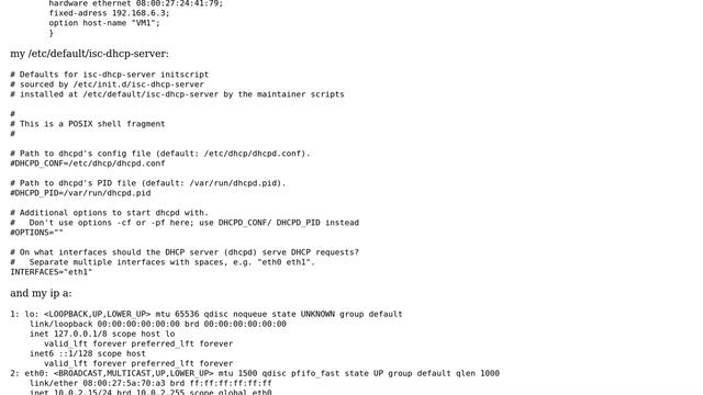 Ubuntu: Why is my DHCP Server not running? смотреть онлайн