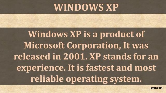 TYPES OF OPERATING SYSTEM смотреть онлайн