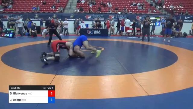 88 Lbs Consolation - Dan Bienvenue, Mad Cow Wrestling Club Vs Jon Dodge, Texas Style Wrestling Clu