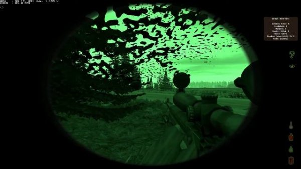 DAY-Z. Night airfield.