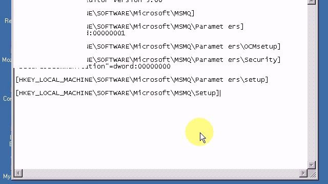 How to Get MSMQ.reg file For XP HD смотреть онлайн