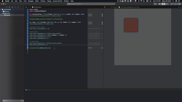 iOS Tutorial: Add border, shadow, corner radius for UIView and UIImageView XCode 10, Swift 4 смотреть онлайн