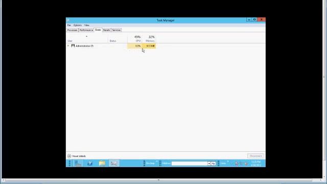 Task Manager Overview in Microsoft Windows Server 2012 смотреть онлайн