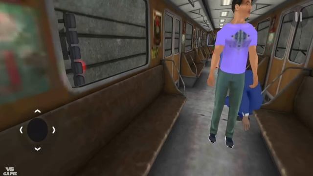 Santa's Train🎅 Passenger Mode Subway Simulator 3D - Android Gameplay