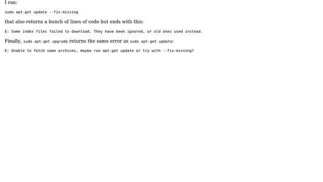 Ubuntu: Software Updater quits before updating software смотреть онлайн