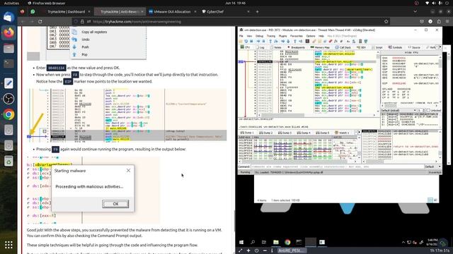Anti-Reverse Engineering TyrHackMe смотреть онлайн