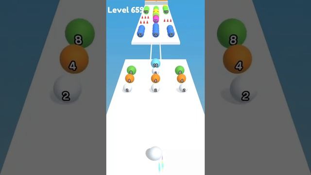 Ball Run 2048 Real Merge ! All Levels Gameplay (650-667) android,ios смотреть онлайн