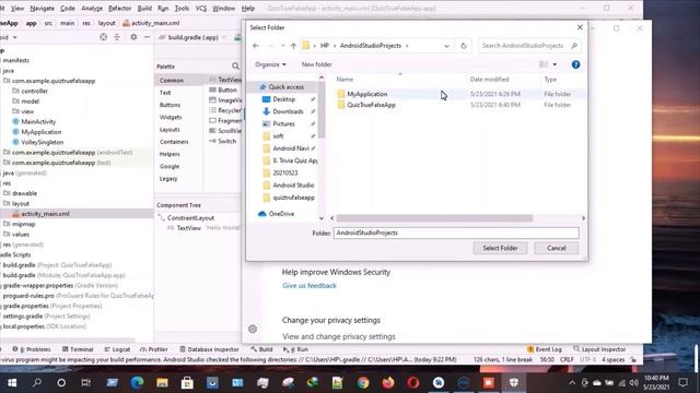 Solve the 'Your anti-virus program might be impacting your build performance. Android Studio ' смотреть онлайн