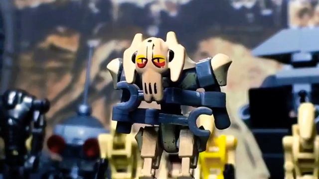 LEGO General Grievous Lightsaber Test: #legostarwars #stopmotion