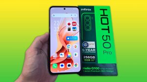 INFINIX HOT 50 PRO - ТОНКИЙ КОРПУС И AMOLED ЭКРАН 120ГЦ!