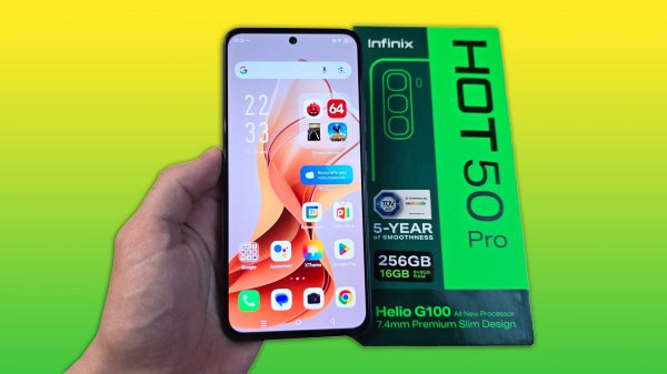 INFINIX HOT 50 PRO - ТОНКИЙ КОРПУС И AMOLED ЭКРАН 120ГЦ!
