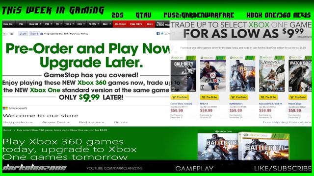 This Week in Gaming | 2DS GTAV Xbox One Games/Controller смотреть онлайн