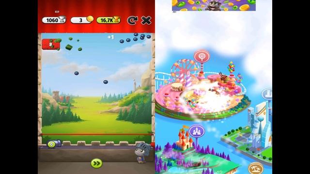 My Talking Tom 24 vs My Talking Tom 2 | Android Gameplay New Update #37 (Two Screens) смотреть онлайн