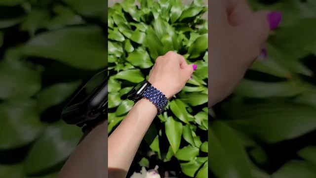 Подарок девушке / женщине на новый год. Браслет на Apple Watch со стразами. Инкрустация обучение смотреть онлайн