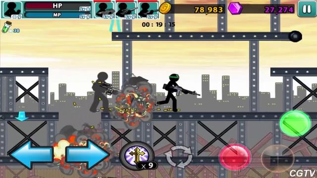Anger Of Stick 5 - Stick Fight Stick Level 24 Android Gameplay смотреть онлайн