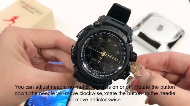 LOKMAT Sport Smart Watch Men For ios and Android смотреть онлайн
