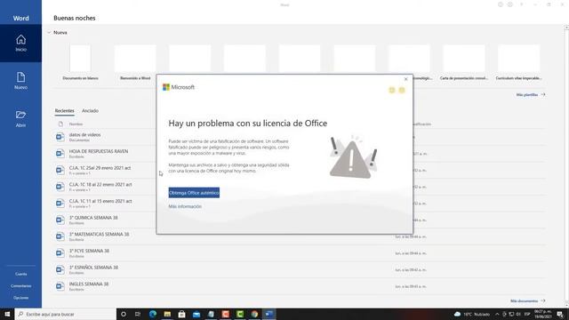 Como ELIMINAR mensaje OBTENER OFFICE ORIGINAL👌 SU LICENCIA no es ORIGINAL fácil rápido😎 (3 METODOS) смотреть онлайн