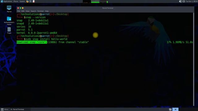 How to Install Snapd on Parrot OS 5.1 Electro Ara ParrotOS 5.1 Snapd Installation Guide