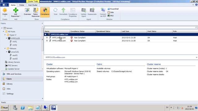 VMM 2012 using WSUS to update nodes in a cluster by vNiklas смотреть онлайн