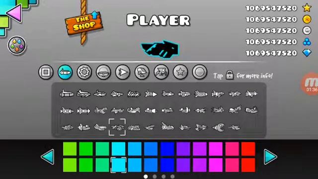 Hack Geometry Dash 2.1 (android)