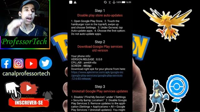 POKÉMON GO - TUTORIAL DEFINITIVO DO FGL PRÓ PARA ANDROID 8.0 смотреть онлайн