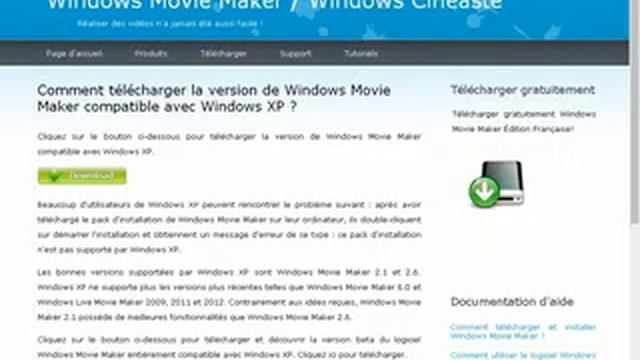 installer windows movie maker sur windows xp смотреть онлайн