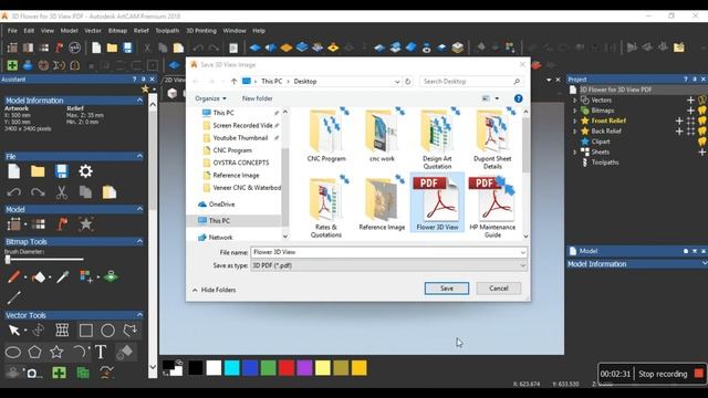 ArtCAM में 3D PDF कैसे बनाते हैं ! How To Make 3D PDF in ArtCAM ! 2019 Trick смотреть онлайн