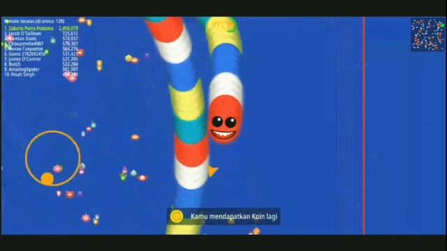 Part 2 Wormzone.Io Top Best 5,7M Score 1 With Play Cacing Terpanjang Wormzone.io Gameplay смотреть онлайн