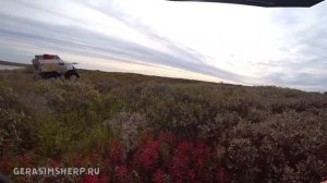 Мы на край земли спешили! Вездеход на бок сложили! Баня в палатке! На Канин Нос ч4