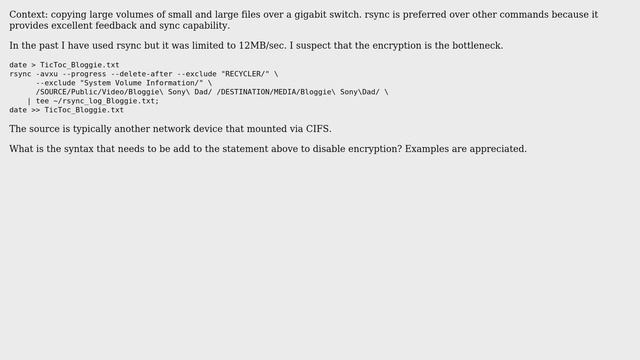 Unix & Linux: rsync optimized for speed (2 Solutions!!) смотреть онлайн