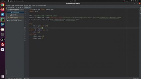 Python Selenium #1 Установка Selenium, Chromedriver, Geckodriver, Chrome, Firefox | Методы Selenium