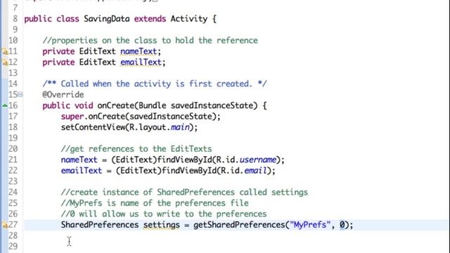Android-Saving State Information смотреть онлайн