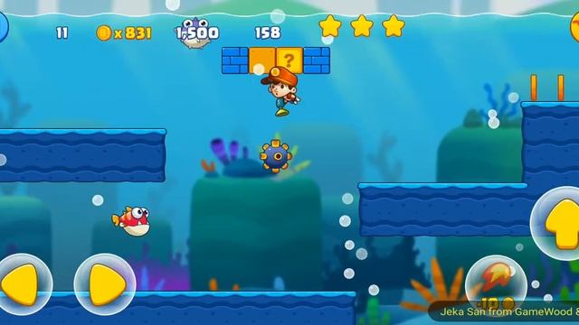 Level 11. Прохождение игры Super Jack's World — Free Run Game на Android смотреть онлайн