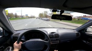 2008 Хендэ Акцент ТагАЗ 1.5L (102HP) POV TEST DRIVE