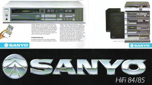 Sanyo HiFi 1984-1985. Каталог аудиопродукции