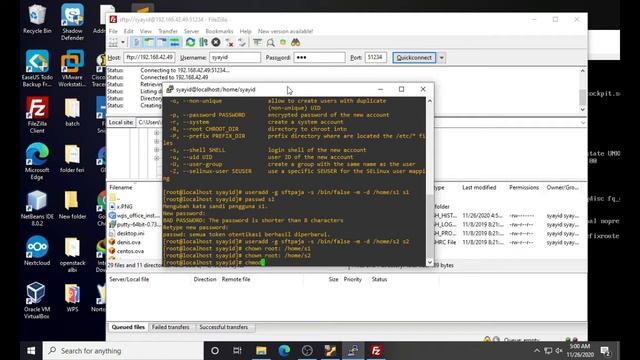 Konfigurasi IP Address, SSH, SFTP dan Samba Server di Centos 8 смотреть онлайн