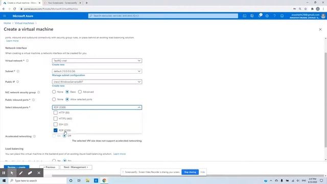 Creating Windows Server Virtual Machine in Azure смотреть онлайн
