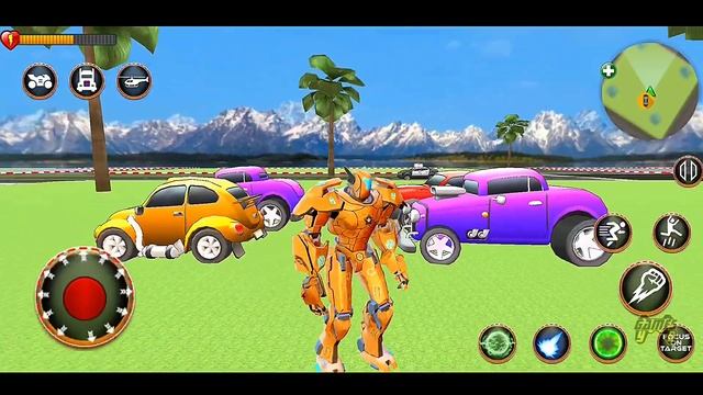 Multi Robot Transformation: Cargo Plane Robot War Games - Android IOS Gameplay