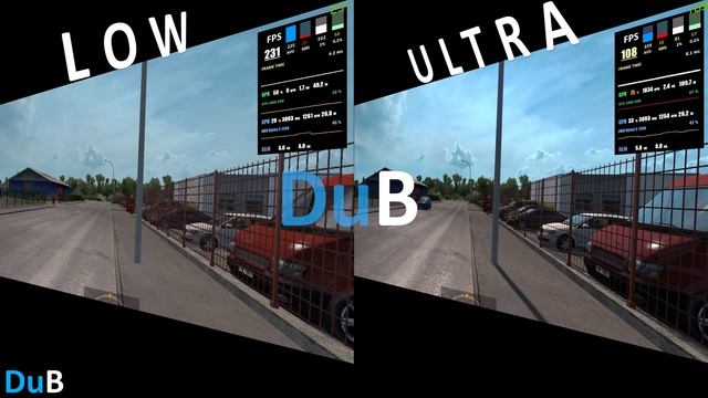 Ryzen 3 1200 - Euro Truck Simulator 2 - LOW VS ULTRA смотреть онлайн