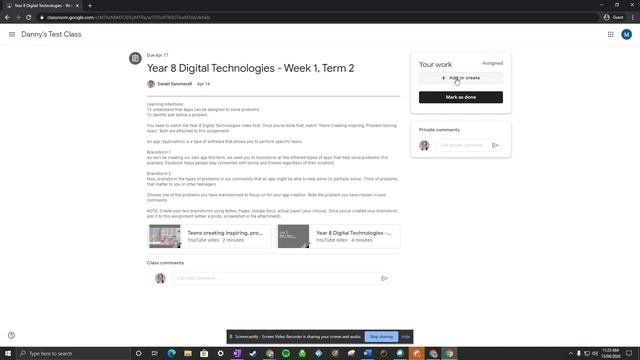 Google Classroom: How to Respond to Assignments (Student Guide) смотреть онлайн