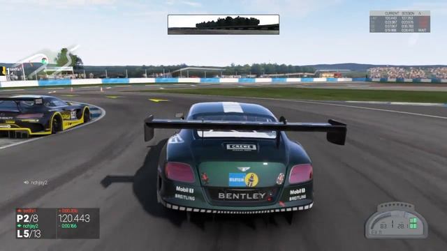 PTGTC S2 stage 5 - Donington R1 - Bentley GT3 смотреть онлайн