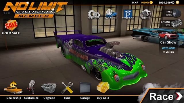 No Limit Drag Racing 2 MOD APK UNLIMITED MONEY | Gameplay Android / APK смотреть онлайн