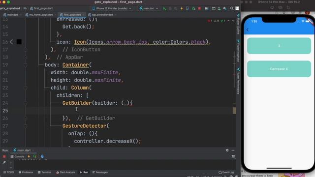 Flutter Getx State Management Tutorial | GetBuilder | Obx | Update | Dependency Injection | Routing смотреть онлайн
