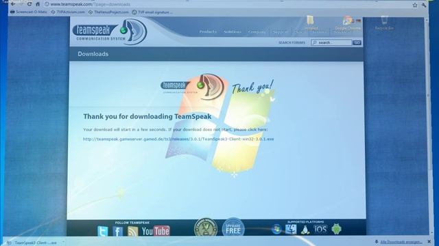 Windows 7 - Teamspeak3 - download and installation смотреть онлайн