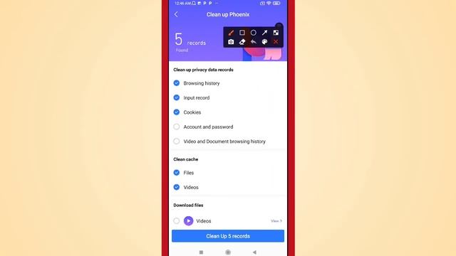 How to Delete Search history on Phoenix Browser App смотреть онлайн