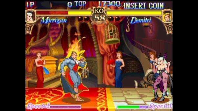 Darkstalkers - The Night Warriors | Succubus vs Vampire| retro games on android | Capcom 1994 смотреть онлайн